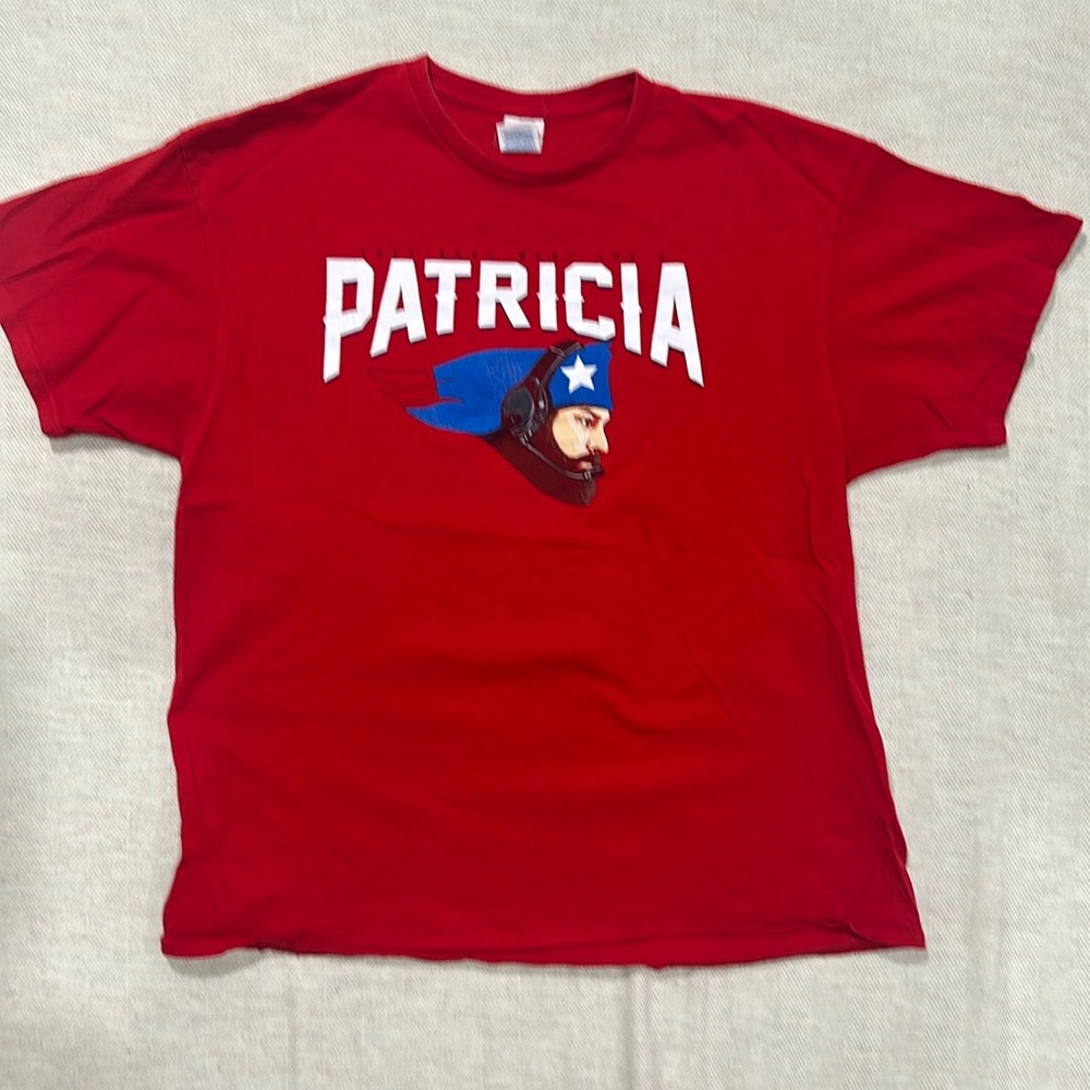New England Patriots Matt Patricia T-shirt.